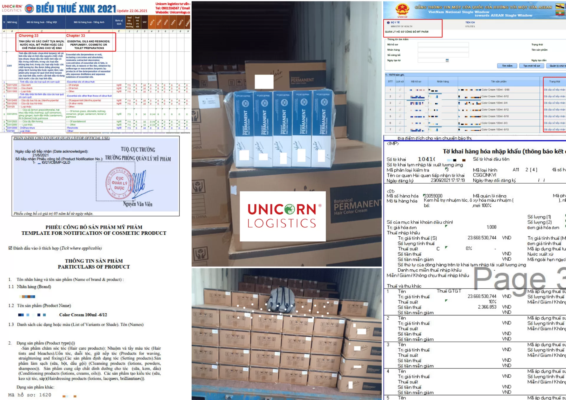 THỦ TỤC NHẬP KHẨU MỸ PHẨM ẢNH BÀI VIẾT