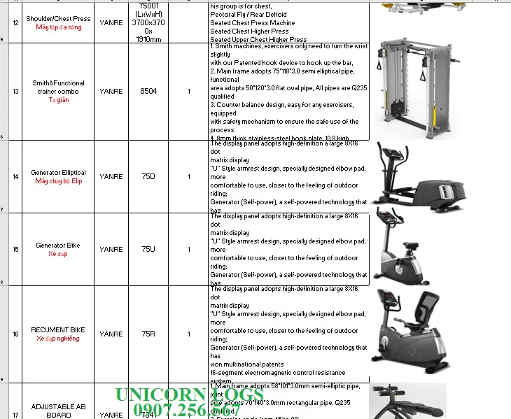 LIST HANG GYM