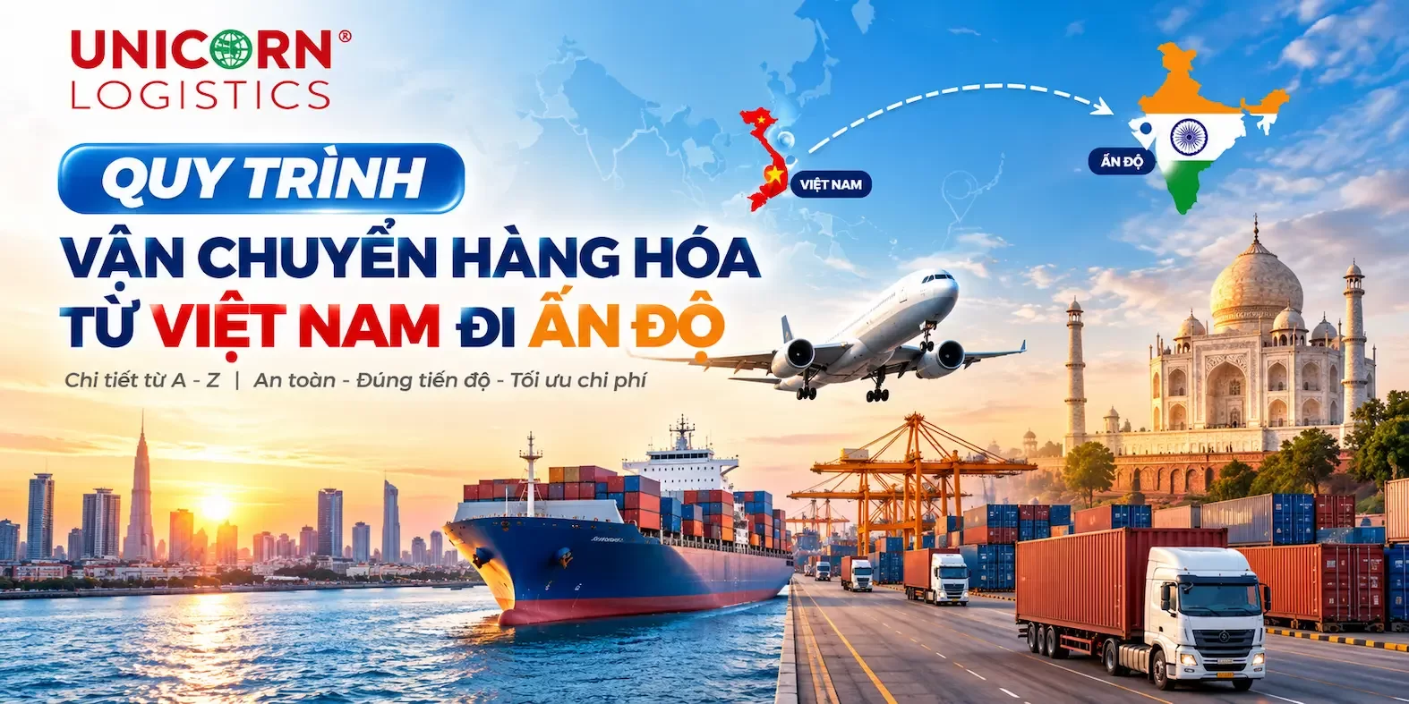 Vận chuyển từ hàng Việt Nam đi Ấn Độ
