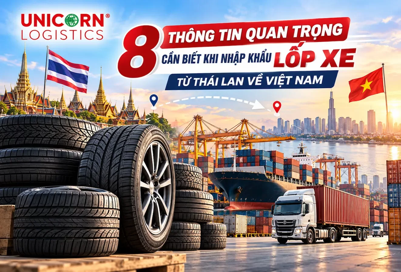 8 thông tin quan trọng cần biết khi nhập khẩu lốp xe từ Thái Lan về Việt Nam
