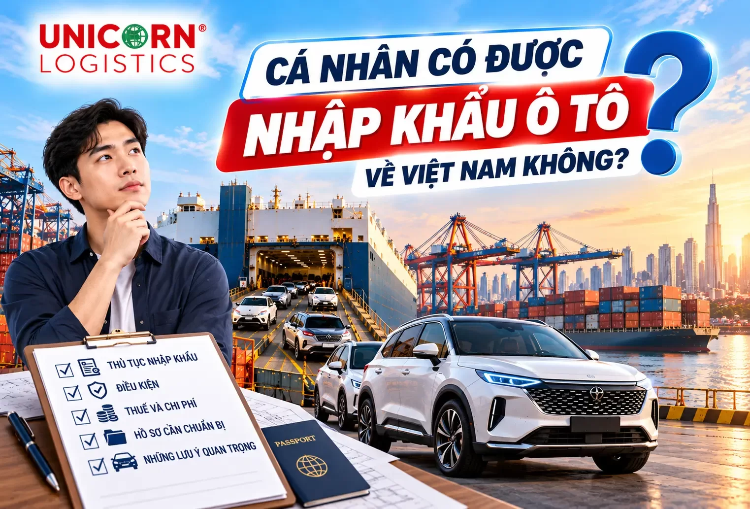 Cá nhân có được nhập khẩu ô tô về Việt Nam không? Thủ tục và những điều cần biết