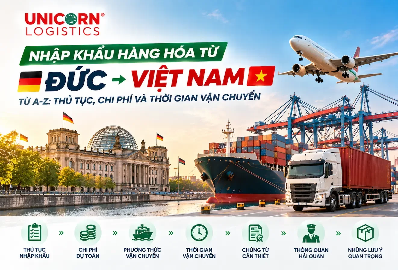 Vận chuyển hàng từ Đức về Việt Nam