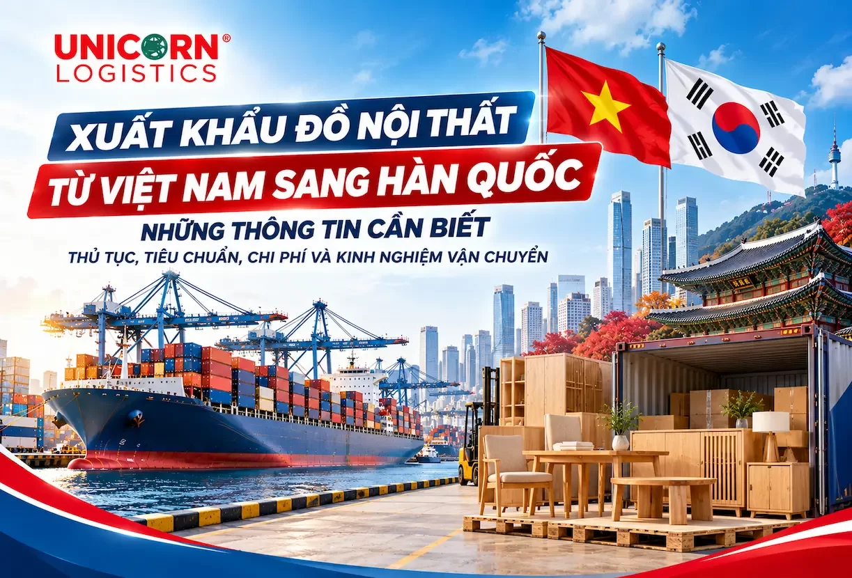 Những thông tin cần biết khi muốn xuất khẩu đồ nội thất sang Hàn Quốc