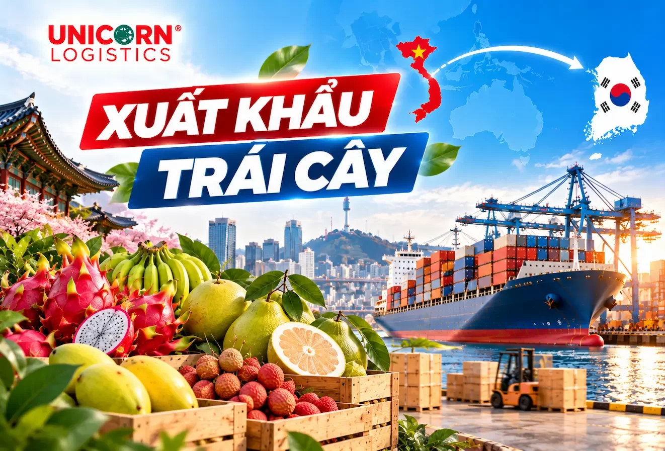 Xuất khẩu trái cây đi Hàn Quốc
