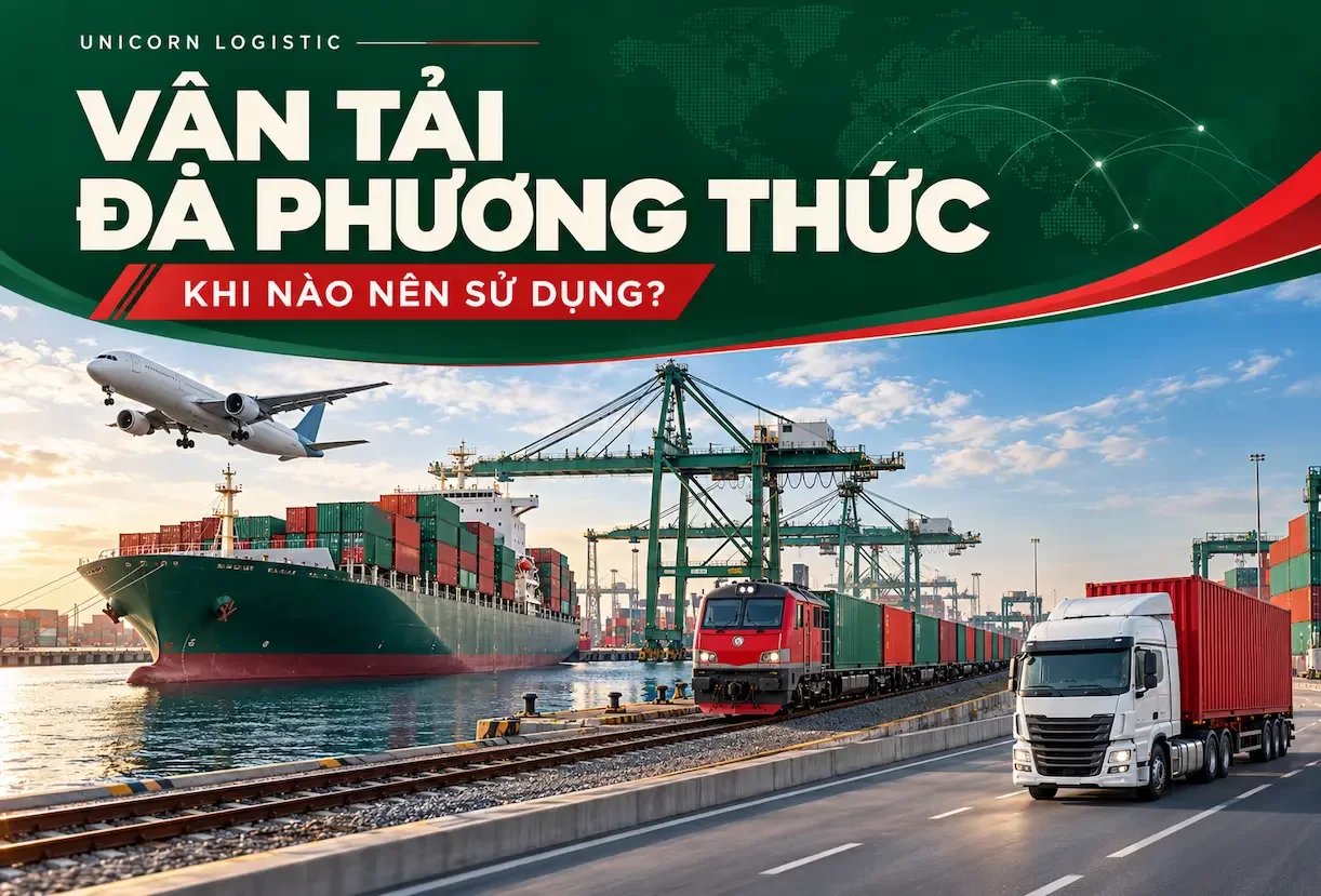 Vận tải đa phương thức là gì? khi nào nên dùng dịch vụ Vận tải đa phương thức
