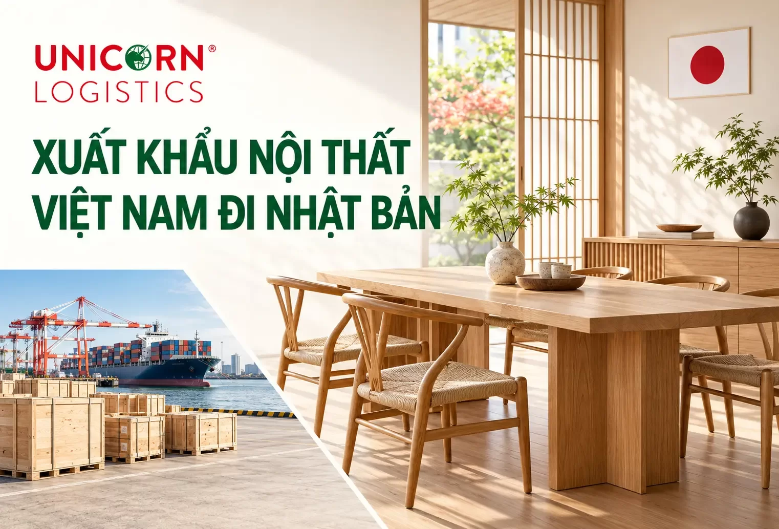 Xuất khẩu nội thất sang Nhật Bản
