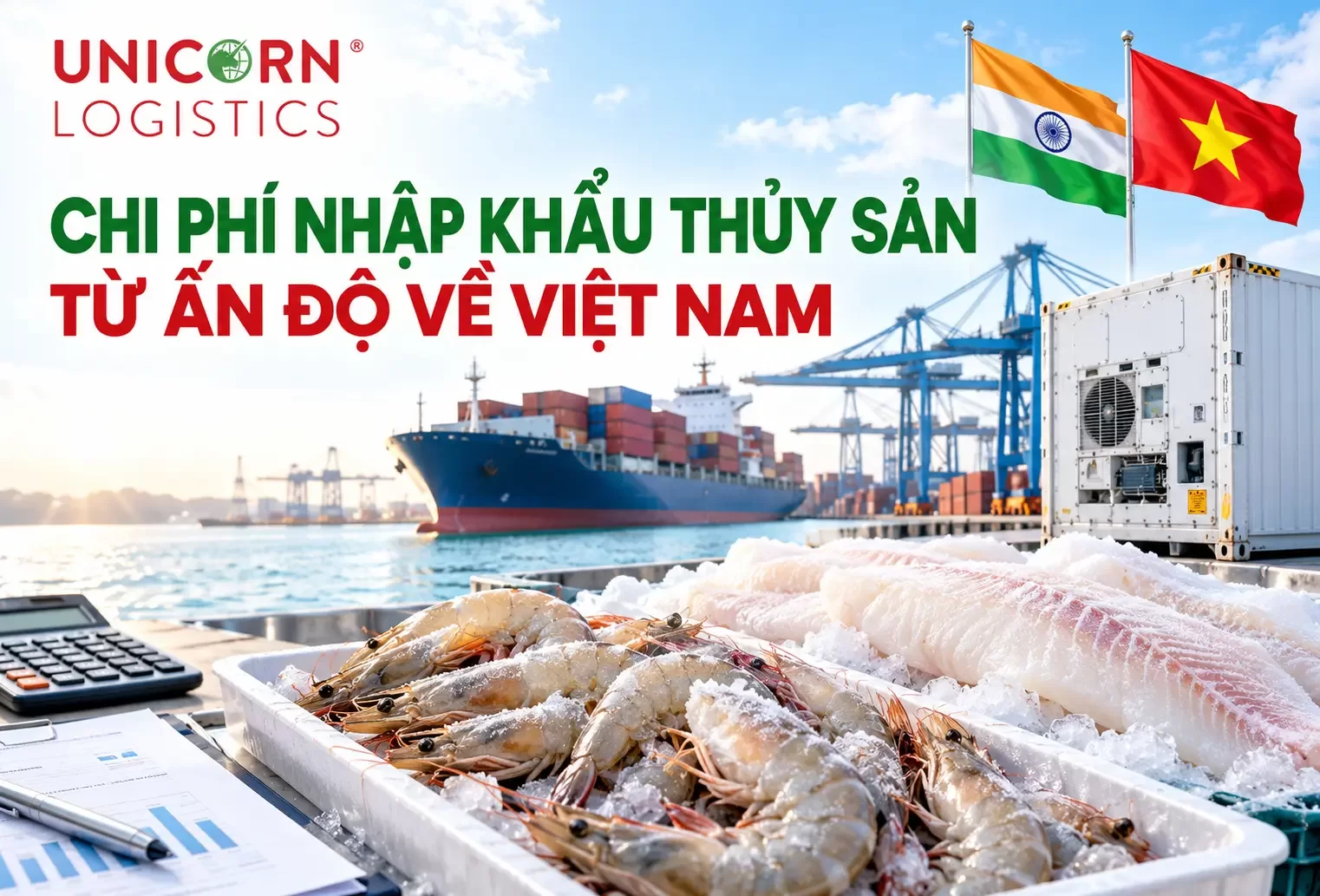nhập khẩu thủy sản từ Ấn Độ